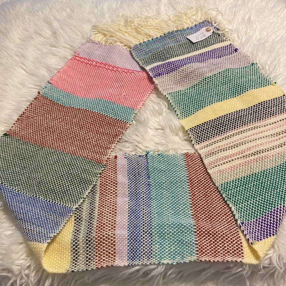 Scarf size 63” long and 9” wide brand new very colorful and pretty - Picture 5 of 8